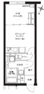 ジェノヴィア池袋【2階】の間取り