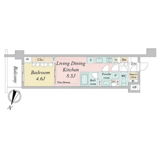 ドゥーエ早稲田【3階】の間取り