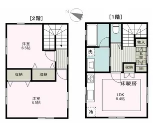 東京都文京区大塚6丁目【一戸建】の間取り