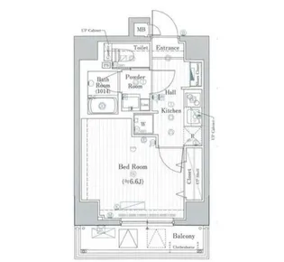 プレール・ドゥーク板橋本町Ⅲ【5階】の間取り