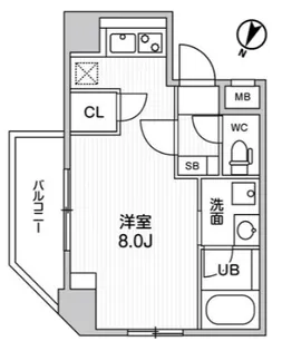 ・ARKMARK巣鴨【11階】の間取り