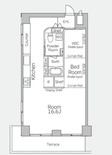 PATH駒込【1階】の間取り