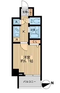 HF早稲田レジデンスⅡ【2階】の間取り