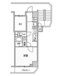 LUNIQ高島平【4階】の間取り