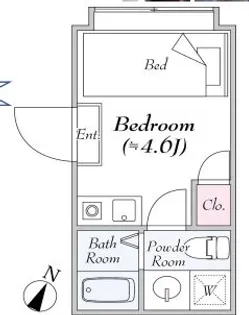 リヨンドール東池袋【2階】の間取り