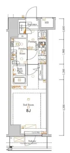 XEBECときわ台【9階】の間取り