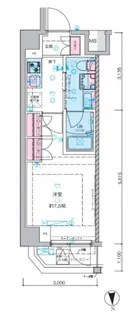 セジョリ池袋本町【1階】の間取り