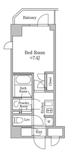 レジディア板橋【5階】の間取り