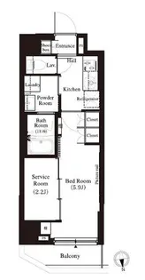 アーバンパーク江古田の森【1階】の間取り