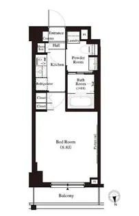 アーバンパーク江古田の森【2階】の間取り