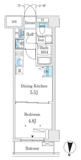 クラリティア板橋本町【2階】の間取り
