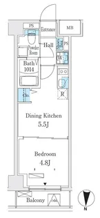 クラリティア板橋本町【3階】の間取り