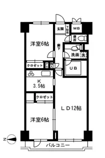 レジディア目白【3階】の間取り