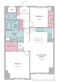 レジディア目白【5階】の間取り