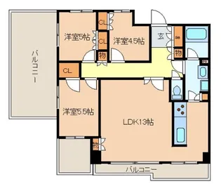 レジディア文京音羽【10階】の間取り