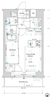 アークマーク池袋本町【4階】の間取り