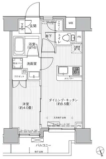 ラ・オ・モンターニュ 【2階】の間取り