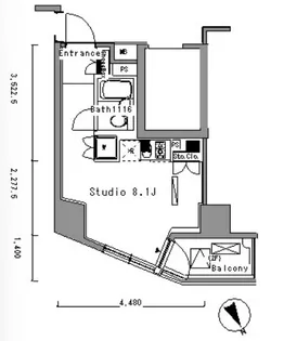 パークアクシス新板橋ウエスト【9階】の間取り