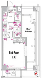 グラントゥルース小竹向原【4階】の間取り