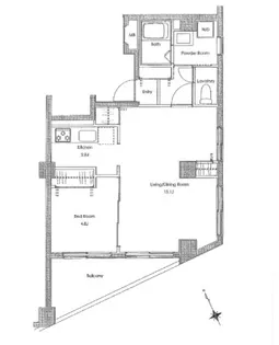 SOCIETY OPUS-TWO【2階】の間取り