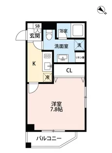 アマヴェル大山【4階】の間取り