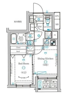 Mind Higashijujo【2階】の間取り