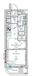 Mind Higashijujo【4階】の間取り