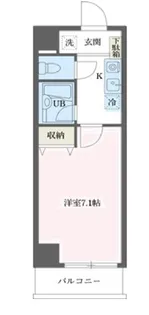 ルーク西早稲田【3階】の間取り