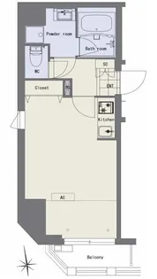 キャッスルパレス江戸川橋【3階】の間取り