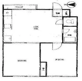 コーポベルン【2階】の間取り