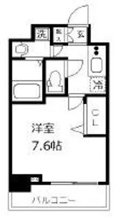 プレサンス新宿中落合メーディオ【6階】の間取り
