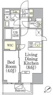 ジオエント池袋【9階】の間取り