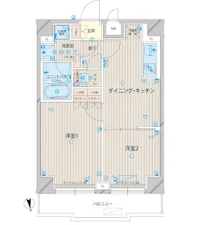 ルーブル上板橋【1階】の間取り