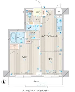 ルーブル上板橋【3階】の間取り