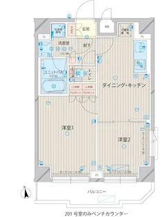 ルーブル上板橋【6階】の間取り