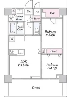 URBANLINK護国寺【1階】の間取り