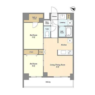 URBANLINK護国寺【5階】の間取り