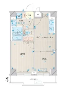 ルーブル上板橋【2階】の間取り