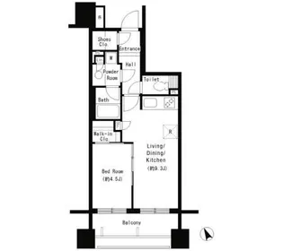 パークアクシス大塚【6階】の間取り