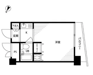 ジュヒロプラザ赤羽【6階】の間取り