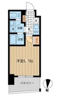 KDXレジデンス大山【9階】の間取り