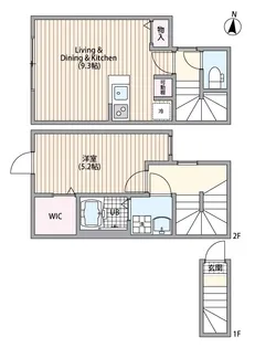 マーレ十条の間取り