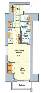 クレストコート大塚【7階】の間取り