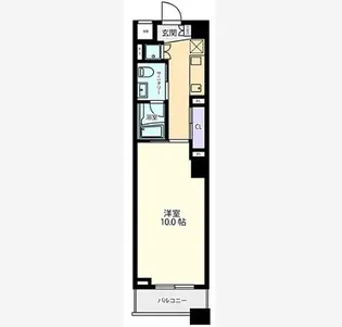 常盤台レジデンス【2階】の間取り