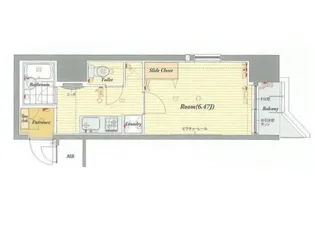 セリュークス板橋本町【4階】の間取り