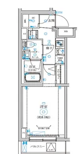 REGOLITH板橋本町【4階】の間取り
