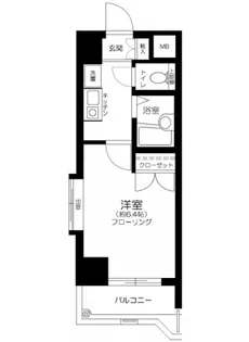 メインステージ早稲田【9階】の間取り