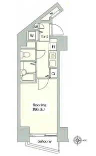 グランヴァン池袋西【4階】の間取り