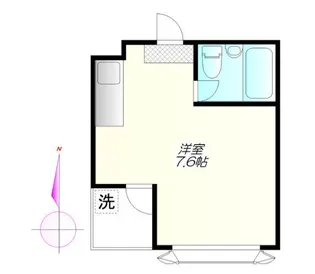 フラット本郷【1階】の間取り