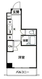 サンテミリオン江戸川橋【3階】の間取り